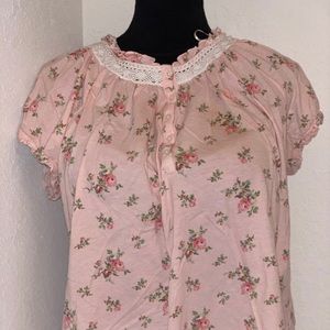 Lauren Ralph Lauren smock collar Nice floral